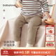 babylove寶寶打底褲春秋款百搭長(cháng)褲休閑褲莫代爾彈力褲嬰幼兒褲子 卡其色 90 cm