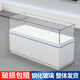 喬洛普珠寶首飾展示柜博物館古董文物陳列柜產(chǎn)品展覽展示臺商場(chǎng)玻璃展柜 白色【60*50*90柜臺】 整體發(fā)貨（可加燈）