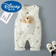 迪士尼（Disney）嬰兒棉衣秋冬款加絨加棉衣服新生兒套裝背帶棉褲男女寶寶分體保暖 口袋熊(單件)+熊 90碼(10-15個(gè)月)25斤以?xún)? title=
