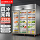 巨承三開(kāi)門冷藏冷凍展示柜商用冰箱蔬菜水果燒烤串串麻辣燙飲料雙門風(fēng)冷保鮮柜 風(fēng)冷款-三門冷藏【0~10°】【全鋼全銅】