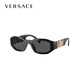 VERSACE（范思哲）兒童款太陽(yáng)鏡中性款墨鏡不規(guī)則形眼鏡0VK4429U 深灰色鏡片/黑色鏡腿/GB1/87