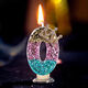 智多嫂創(chuàng  )意皇冠生日數字蠟燭ins網(wǎng)紅成人派對兒童周歲蛋糕裝飾甜品插簽 漸變色0