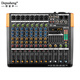 depushengKA8調音臺專(zhuān)業(yè)8路藍牙U盤(pán)播放256種混響效果帶均衡舞臺演出演講聲卡電腦錄音視頻會(huì )議網(wǎng)課 8路調音臺KA8