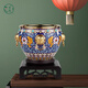 古瑤景泰藍(lán)花瓶龍騰四海福運(yùn)缸聚寶盆家居飾品銅擺件喬遷長(zhǎng)輩生日禮物 龍騰四海福運(yùn)缸