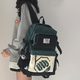 GPHF日本GP簡約大容量書包情侶初高中生大學(xué)生旅行電腦雙肩包輕便減負(fù) 綠配黑
