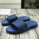 越南泰國進(jìn)口天然橡膠拖鞋男浴室涼拖防滑夏天厚底室內洗澡沖涼鞋 深藍色 46-47 建議44-45腳