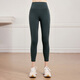 凡圣瑜伽外穿裸感磨毛緊身運動(dòng)高腰健身速干蜜桃臀八分褲瑜伽褲FA787 漫幕灰 L