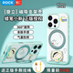 ROCK【蠟筆小新旋立系列】適用蘋(píng)果16promax手機殼iPone15保護套14支架磁吸二合一pro防摔支點(diǎn)殼情侶款 【美夢(mèng)小新-青】360°磁吸旋轉支架|超強磁吸 iPone 16