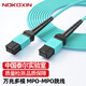 諾可信（Nokoxin）MPO-MPO光纖跳線母頭多模8芯12芯 OM3/OM4集束B極性兼容MTP 40G/100G跳線 MPO-MPO 多模8芯40G OM3 10米
