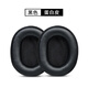 賴(lài)小星 適用于SONY索尼MDR-7506 7510耳機套M50X M20 M40 M40X頭戴式耳機耳罩cd900st mdR-V6海綿套配件 【拼接蛋白皮】黑色耳套一對裝