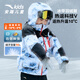 安踏兒童羽絨服冬季男小童御寒鎖溫?zé)岱笛坨R款滑雪服國家隊(duì)熾熱科技 純凈白（滿?。?3 130cm