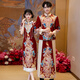 泰勒馬丁秀禾服新中式2025新款情侶古裝嫁衣新娘敬酒服結(jié)婚禮服婚服旗袍 8303旗袍（僅女裝） M