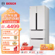 博世（BOSCH）【云朵白玻璃门】484升嵌入式家用变频无霜保鲜对开多门四门双循环电冰箱KME48S20TI以旧换新