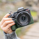 攝侶適用松下s5m2保護套s5二代皮套松下s9相機包Lumix底座包s5m2x保護殼S9相機皮套半套掛脖繩牛皮配件 s5/s5m2復古綠頭層牛皮底座
