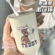 304不銹鋼一家三口情侶漱口杯抗菌刷牙杯學(xué)生洗漱牙刷杯牙缸水杯 不銹鋼漱口杯【白色泰迪熊】