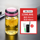 希諾（HEENOOR）希諾單層女神玻璃杯加厚花茶杯便攜小巧可愛(ài)水杯子男士矮胖大肚杯 XN-7552-320ML粉色+杯套杯刷