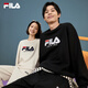 FILA 斐樂(lè )官方情侶款套頭衛衣2025秋季寬松LOGO針織長(cháng)袖上衣
