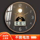 鵬創(chuàng  )瑞士機芯日歷現代時(shí)尚光影藝術(shù)客廳掛鐘家用石英簡(jiǎn)約輕奢掛表鐘表