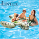 INTEX 57555寫實大海龜充氣坐騎兒童游泳充氣兒童玩具禮物水上加厚浮排