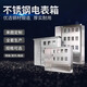 不銹鋼明裝電表箱單相定制成套6表8表位配電箱暗裝家用電表箱盒 6戶(hù)不銹鋼電表箱 掛墻明裝