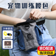 智宙寵物訓(xùn)練腰包零食袋遛狗訓(xùn)犬工具訓(xùn)狗神器狗狗獎(jiǎng)勵(lì)狗糧隨行隨身包 藍(lán)色（送腰帶+響片）