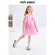 MiniPeace太平鳥(niǎo)童裝女童連衣裙FBFAF1384 玫瑰粉 150