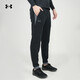 安德瑪（Under Armour）UA官方加絨加厚保暖休閑褲男褲 收口小腳褲跑步健身訓(xùn)練運動衛(wèi)褲 1379661-001 M