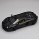 Burago1:18跑車模型法拉利仿真合金汽車模型收藏品擺件生日禮物520男生 蘭博基尼LP700-黑色