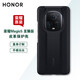 榮耀（HONOR）Magic5手機殼原裝皮革保護殼至臻版智能視窗保護套后殼手機套 Magic5 至臻版-皮革保護殼 黑色