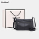 ROCKLAND美國Rockland包包女2024新款潮上班通勤單肩包百搭亮皮斜挎包 黑色