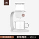 帝國(guó)迷你小可咖啡壺沖茶器日式泡茶壺花茶壺玻璃滴濾式咖啡壺創(chuàng)意沖茶 白色