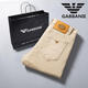 AJ ARMANI JEANS 高端牛仔褲男修身彈力商務(wù)休閑歐貨新款牛仔長(cháng)褲子百搭 杏色 31碼2.4尺