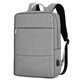巴朗 雙肩背包男士商務(wù)包潮流時(shí)尚簡(jiǎn)約15.6英寸電腦包多功能旅行書(shū)包 C灰色大號