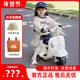 VESPA【國(guó)行】?jī)和妱?dòng)摩托車(chē)玩具車(chē)可坐人寶寶小孩1-12歲維斯帕禮物 奶油白