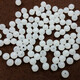 傾欣 72號玉線(xiàn)手工diy自編本命年紅繩手鏈編織掛繩項鏈吊墜五彩手繩 10顆6mm白色配珠
