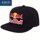 SMVP紅牛車隊帽子RedBull男女平沿嘻哈帽百搭刺繡運動街舞通用四季 黑色 均碼 可調(diào)節(jié)