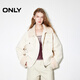 ONLY 2024秋季時(shí)尚復古純棉寬松落肩牛仔棉服外套女|124322001