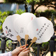 【全網(wǎng)低價(jià)】【真便宜直播間爆款】宛陵文韻文創(chuàng  )漂漆扇30+款式隨機10把裝  團扇雙面半生熟扇面大漆扇子diy