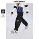 MiniPeace太平鳥(niǎo)童裝冬男童針織長(zhǎng)褲FAGHE4A85 黑色 140cm