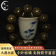 梵心閣梵心 陰沉木金絲楠20mm手串水波紋黃料佛珠沉香本命臻品送 陰沉綠料大滿(mǎn)水波