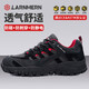 朗盟勞保鞋男鋼包頭防砸防刺穿安全鞋防靜電防滑耐磨軟底工地鞋 44