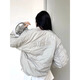 CTOX美式復(fù)古飛行員夾克棉服女冬季2024新款情侶款刺繡加厚棒球服外套 米灰色(夾棉款) 秋冬款 M 85-95斤