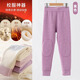 moonkids德絨保暖褲校服神器秋冬裝兒童棉褲男童加絨加厚打底秋褲女童內穿 5091紫色【德絨-羊毛護膝-羊羔絨】 160 cm