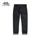RRL男裝 經(jīng)典款高腰修身版型棉質(zhì)牛仔褲RL93967 400-漂洗藍(lán) 34 (34/32)