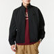 阿迪達(dá)斯（adidas）外套男 2025春季新款運(yùn)動(dòng)休閑服健身訓(xùn)練時(shí)尚立領(lǐng)防風(fēng)夾克上衣 梭織黑色/常規(guī)版型/曬圖退【5】 2XL （建議體重190-210斤）