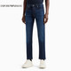 阿瑪尼EMPORIO ARMANI【禮物】EA男裝修身通勤牛仔褲