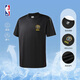 NBA官方-【限時(shí)秒殺】湖人/勇士 休閑男女運動(dòng)夏季寬松速干T恤短袖 掘金隊/黑色-速干T恤 XL