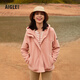 AIGLE【經(jīng)典爆款】艾高抓絨衣女士POLARTEC戶外保暖休閑 霧玫瑰色 BI412 40(170/92A)
