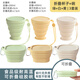 風(fēng)和大海硅膠折疊水杯便捷式漱口杯伸縮杯子喝水壓縮杯帶掛繩隨手杯折疊杯 【3杯+3碗共6個(gè)裝】三套裝共1.8L