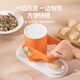 暢印新款包餃子神器家用小型機器快速壓餃子皮模具壓皮器做搟面皮工具 桔色【包餃子神器+壓皮器】